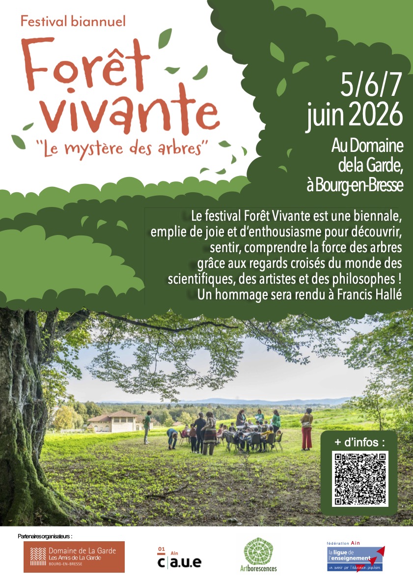 Festival Forêt vivante“le mystère des arbres », être à leur écoute.