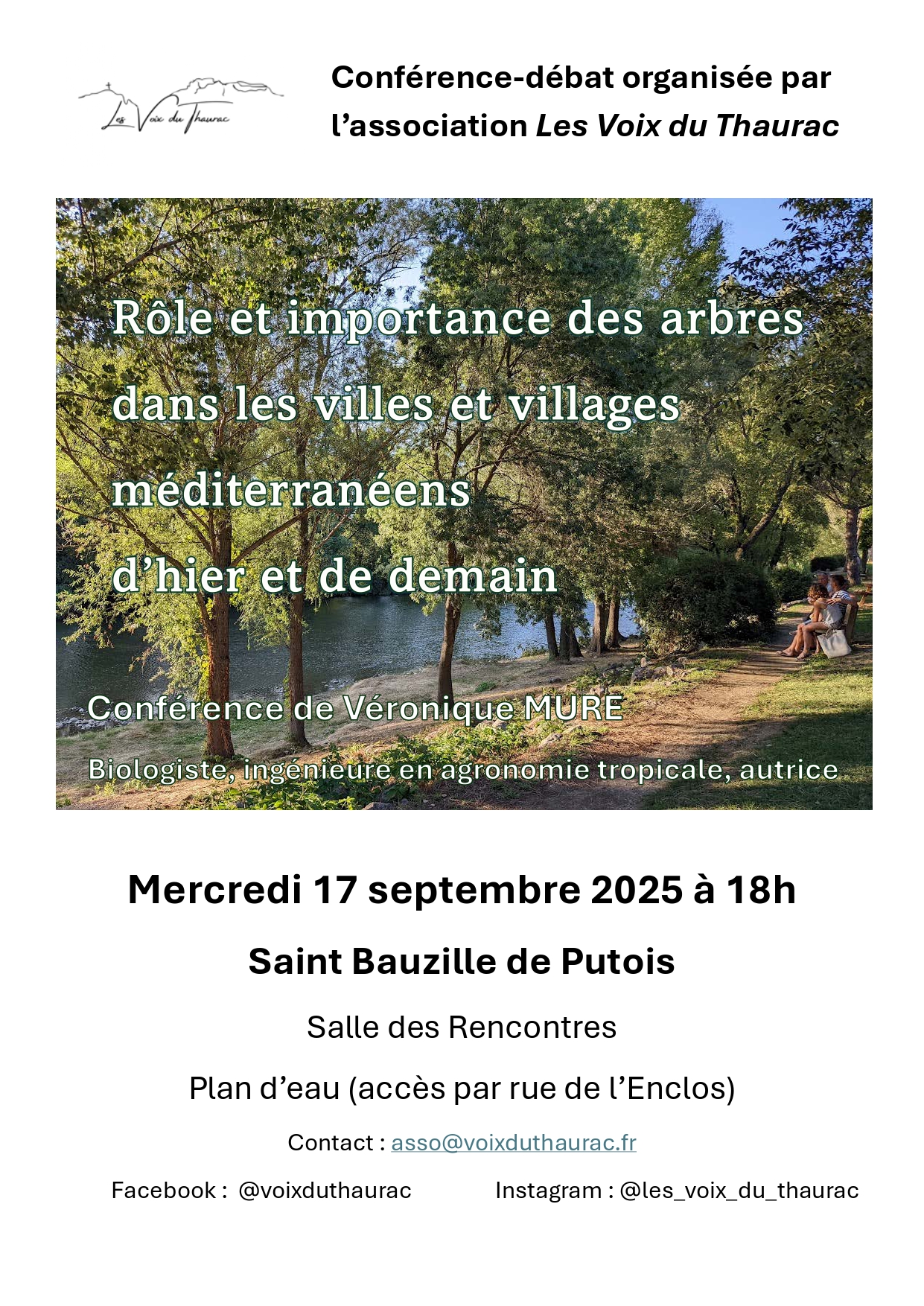 Rôle et l’importance des arbres dans les villes et villages méditerranéens d’hier et de demain.